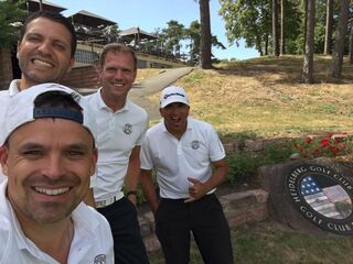 Zweiter Platz im Golfclub Rheintal